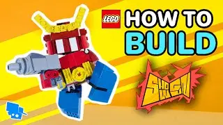 how to build SHOW GUN in Lego TUTORIAL [WeBluedo] stop motion