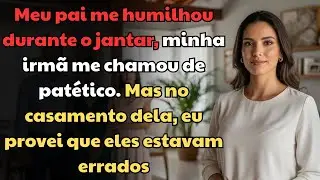 Fui humilhado no jantar, mas no casamento dela provei que estavam errados.
