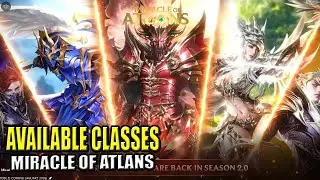 Available Playable Classes - MU Miracle of Atlans Global