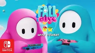 ⭐️Fall Guys⭐️ (Nintendo Switch) - Lv. 100! - 1N4BA Custom - Solo, Squad & Customs with Viewers
