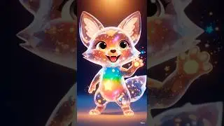 🌟 The Day the Stars Started Tickling Crystal Fox ✨🦊 #crystalfox #aishorts
