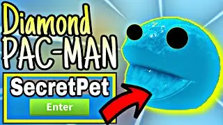 I MADE A DIAMOND PAC-MAN PET IN CLICKING CHAMPIONS! (YELLOW MAN) SECRET PET FROM CDTV WORLD!