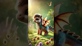 Part 7 | Cute Animal Fusion Dragon #hybridanimals #animals #edit #short  #cute #dragon