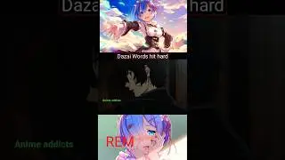 Dazai Words Hit Hard #dazai osamu#anime shorts