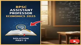 RPSC Assistant Professor economics 2025 Paper Solution part-2 