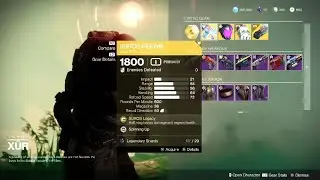 Xur poorly explained may 31st
