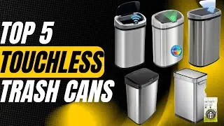 Top 5 TOUCHLESS Trash Cans &mdash; Best Picks 2025