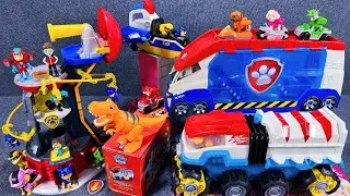 14 minutes unboxing experience, cool paw patrol dino rescue toys videos ASMR | Toy Review