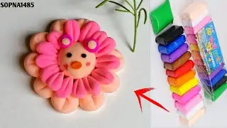 How To Make Flower With Super Clay 🌸 