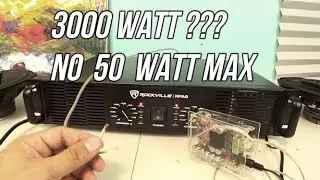 Rockville 3000 Watt Peak / 800w RMS  Honest Review !!