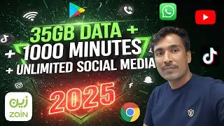 Zain Saudi Arabia New Package 2025 | 35GB Internet, 1000 Flexi Minutes & Unlimited Social Media