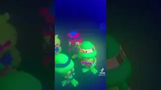 Sold OUT TMNT FUNKO SHOP EXCLUSIVE BLACK LIGHT SODA FIGS!