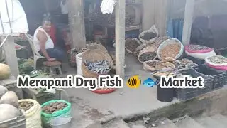 Merapani Dry fish market. Assam