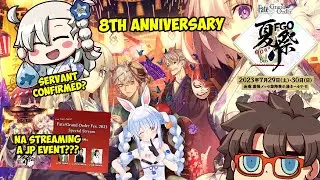 FGO 8th Anniversary is going to be crazy - JUST TALKING