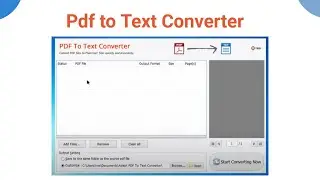 Pdf to Text Converter Review | How to use Pdf to Text Converter