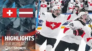 Schweiz vs. Lettland 5:1 I Highlights – U18-Weltmeisterschaft