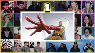 One Punch Man Season 3 Episode 1 Mega Reaction Mashup | ワンパンマン