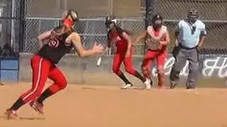FastPitch Travel Softball Tournament vs Firecrackers @ La Habra. SoCal Shortstop , Emily Burrow #35