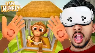 FINALLY! I Helped the Baby Monkey Escape the Zoo 😱🐒| I Am Monkey VR