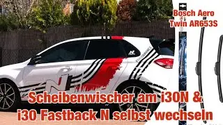 Hyundai i30N Performance - Anleitung - Scheibenwischer selbst tauschen, Schritt f&uuml;r Schritt erkl&auml;rt.
