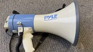 PYLE PRO Portable Megaphone Speaker PA Bullhorn Review, Gets really loud