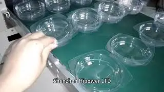 PVC lid cover forming and die cutting machine