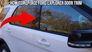 Как заменить дверную обшивку на Ford Explorer 2018 года выпуска