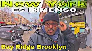 Este barrio te muestra lo GRANDE que es New York , Explorando Bay Ridge Brooklyn 