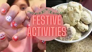 Holiday cookies + Easy Festive Christmas nails// Vlogmas 2020 Episode 13