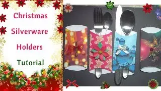 How to make Cutlery Holders for Christmas Tutorial