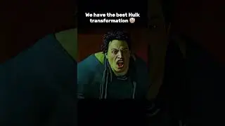 Best hulk transformation 💪🏻#marvel #mcu #hulk #avengers