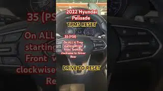 2020 Hyundai Palisade TPMS reset procedure ⚙️🚗 #Hyundai #Palisade #TPMS #Maintenance #CarRepair