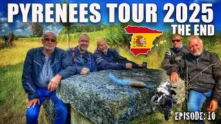 EP10: Pyrenees Motorcycle Tour 🏍️  THE END! Riding Back To Caen Merville Battery Museum 🇫🇷
