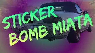 Sticker bomb miata pt.2