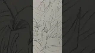 Processing Goku SSJGSSJ 🗿 #dbz #goku #drawinggoku