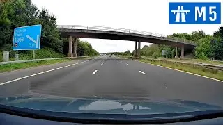M5 Motorway - J26 (Wellington) to J25 (Taunton)