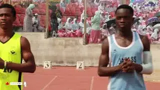 Boy's 100m final. 10.64sec. Ashanti Region Inter-co. Zone 5. 2026.