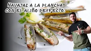 Cómo hacer navajas a la plancha con un aliño perfecto! tiernas, en su punto, fáciles y rápidas! ✨
