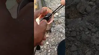Removing frog lure is very easy from a fish / frog hook remover