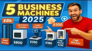 5 One-Person Machines to Start a Great Business from Small Home in 2025 #Sidehustle