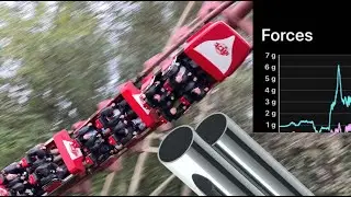 Cobra Roller Coaster , but for every bad transition, a metal pipe falls&hellip;