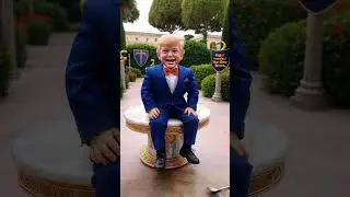 Young Trump Boasts Soaring Poll Numbers, Slams Epstein Hoax in AI Video!