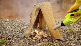 Sun Joe 24V Cordless Fire Starter with Battery and Charger on QVC