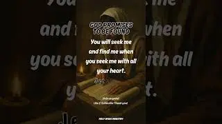 God Promises to Be Found #bibleverse #faith #seekgod #worship #jesus #gospel #verseoftheday #findgod