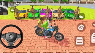 Indian Auto Thaft simulator game me franklin ne apni Royal Enfiled bike drive Kay hai game 