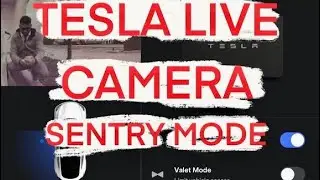 NEW TESLA SOFTWARE UPDATE 2021.40 LIVE CAMERA SENTRY MODE