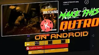 How To Make Animated Gaming Outro On Android! // SILENT EDITOR