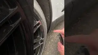 Inside View Macan Electric Stone Guard Install #1fastguard #mudflaps #porsche #macan #ev #automobile