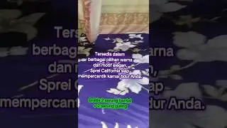 Sprei ukuran 140 Fitted dari BIG COLLECTION #spreikatun #spreikekinian #spreiadem