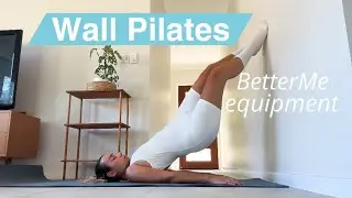 12 MIN FULL BODY WALL PILATES WORKOUT WITH WEIGHTS | BetterMe Pilates Equipment